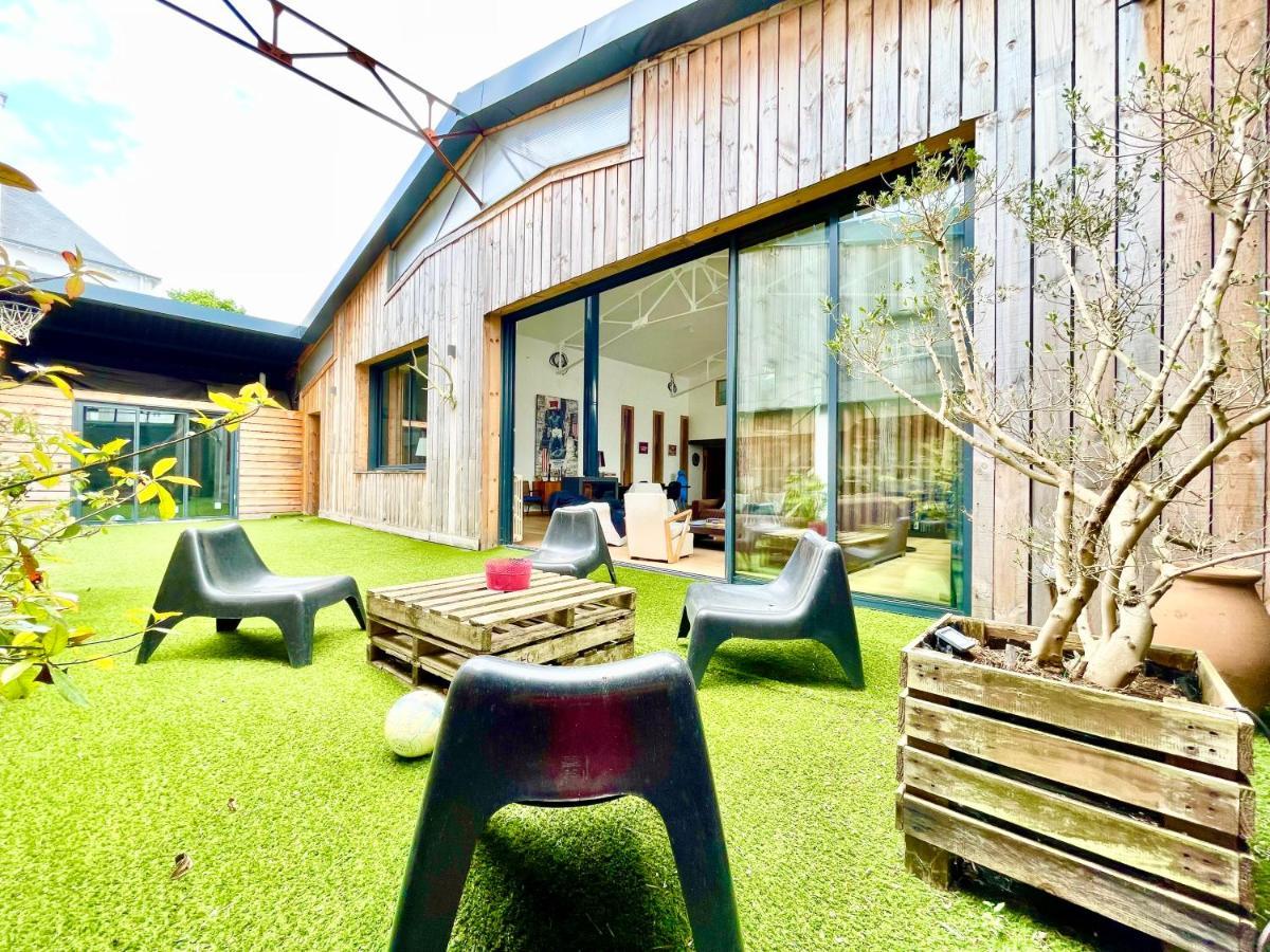 Villa Le Loft - Calme & Deco - Patio Intime - Salle De Cinema - Centre Ville 반느 외부 사진